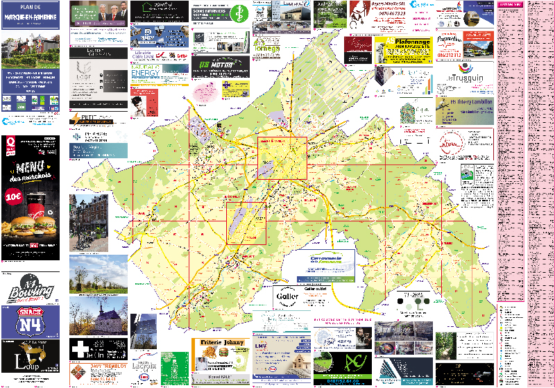 Carte de Marche-en-Famenne