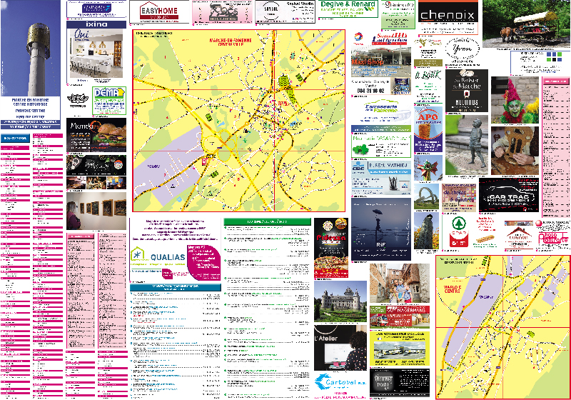 Carte de Marche en Famenne centre