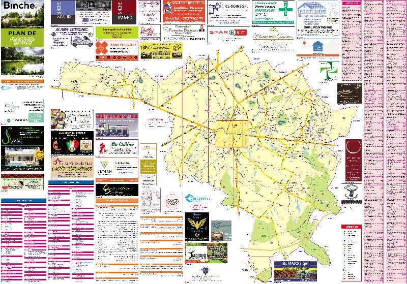 Carte de Binche