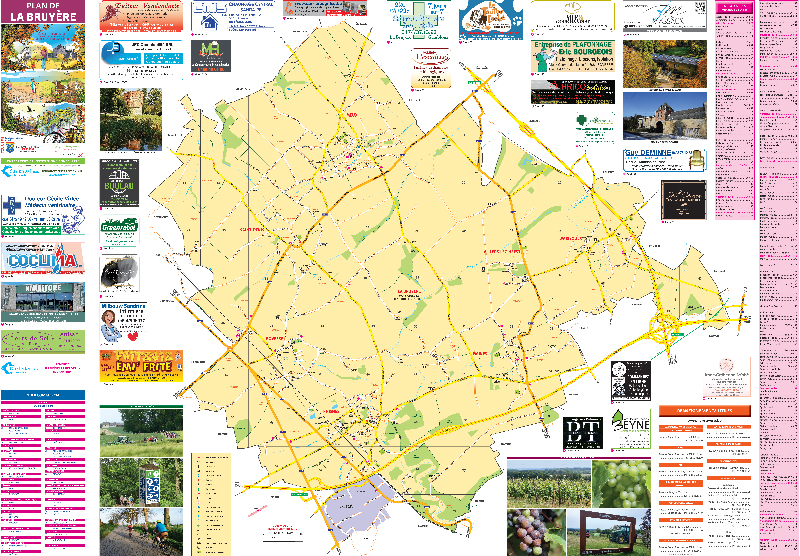 carte de La Bruyere