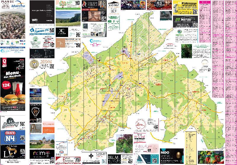 Carte de Marche-en-Famenne