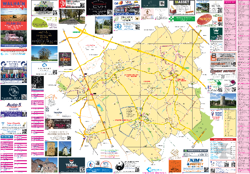 Walhain plan de Walhain