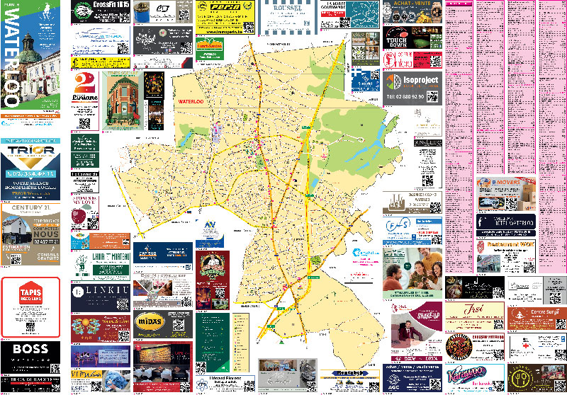 Waterloo Carte de Waterloo
